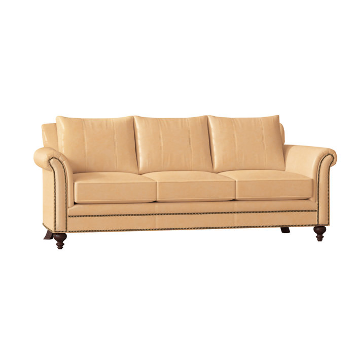 BradingtonYoung Richardson 91'' Leather Sofa Wayfair